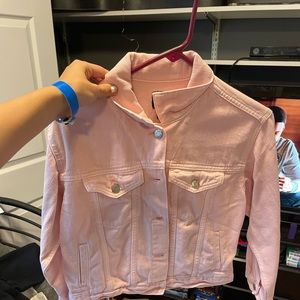 Pink denim Gap jean jacket